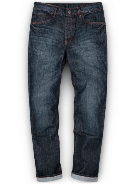 Finlay Blue Treated Hard Wash Jeans - Look # 265