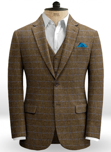 Merton Brown Tweed Suit