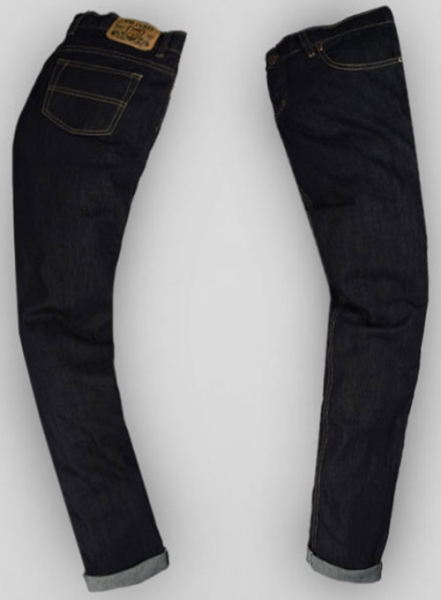 Deep Indigo Hard Washed Denim Jeans - Look #249