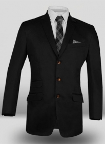 Black Fine Twill Jacket