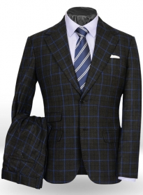 Light Weight Casino Black Tweed Suit