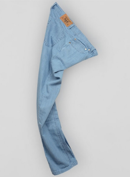 6oz Feather Light Weight Light Blue Jeans - Look # 118