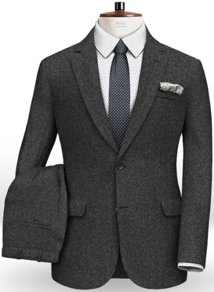 Cashmere Flannel Tupa Wool Suit