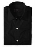 Black cotton linen Shirt - Full Sleeves