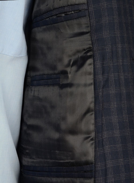 Charles Blue Checks Wool Suit