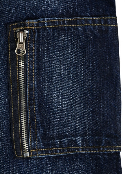 Zipper Cargo Jeans