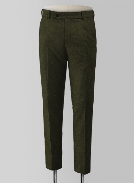 Light Weight Dark Green Tweed Suit