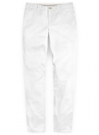 Summer Weight White Chinos