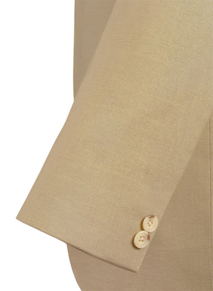 Tropical Tan Linen Suit