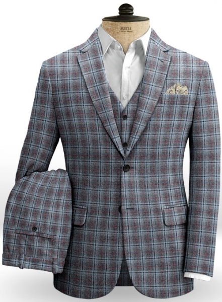 Country Gray Tweed Suit