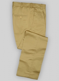 Khaki Fine Twill Formal Chinos