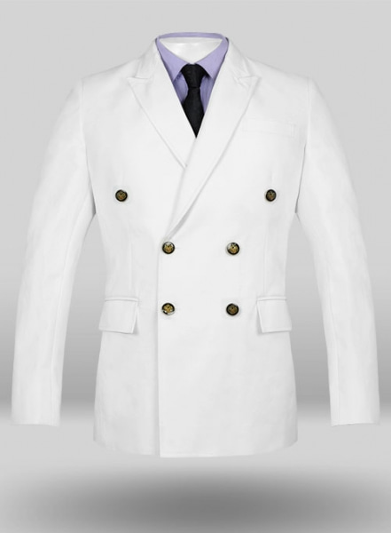 White Chino Sailing Blazer