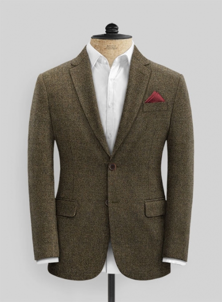 Light Weight Rust Brown Tweed Suit