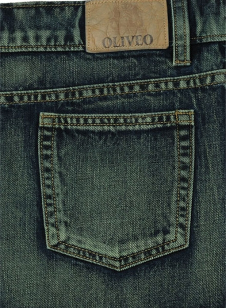 Mud Blue Denim Jeans - Vintage Wash