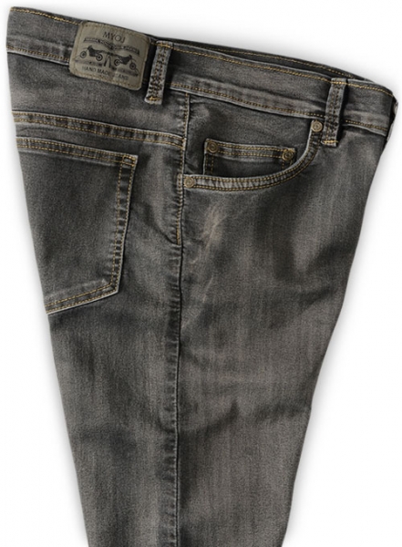 Black Body Hugger Stretch Jeans - Vintage Wash