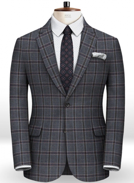 Light Weight Leo Blue Tweed Suit