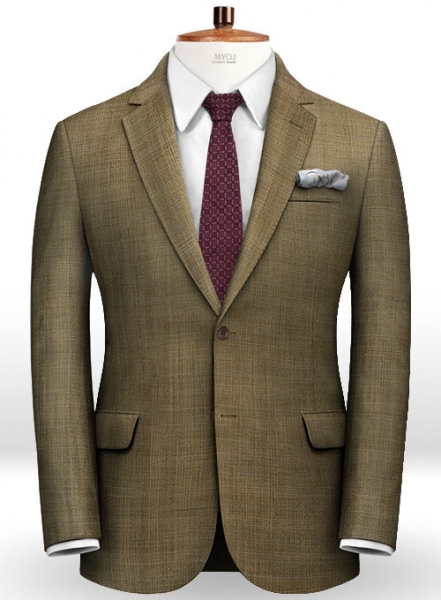 Huddersfield Brown Glen Pure Wool Suit