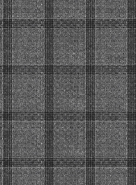 Napolean Tartan Gray Wool Jacket