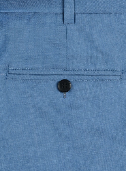 Napolean Light Blue Wool Pants