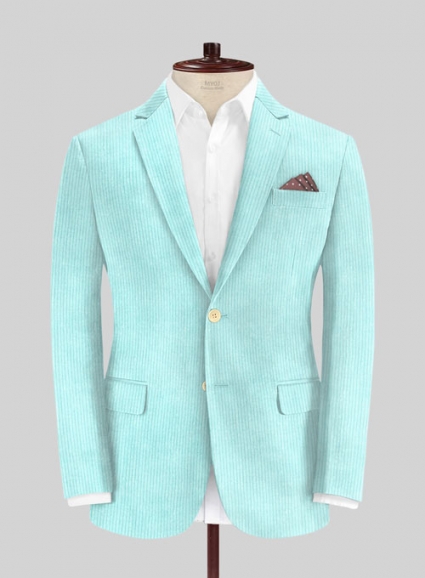 Light Blue Corduroy Jacket