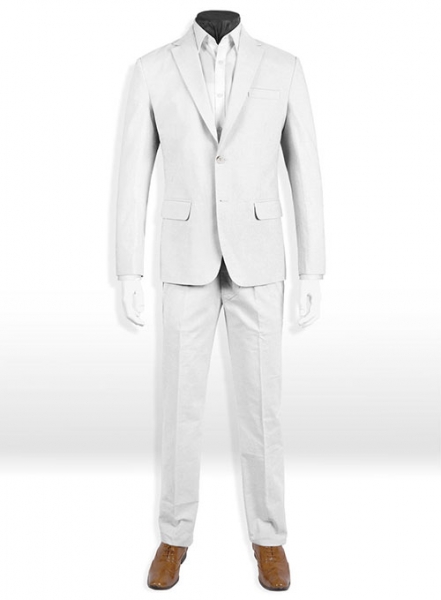 Tropical White Linen Suit - Special Offer