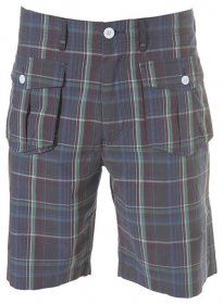 Madras Plaid - Light Weight Cargo Shorts # 550