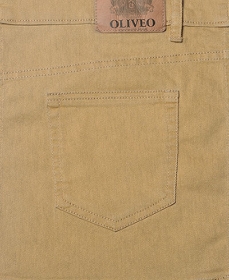 Russian Khaki Stretch Jeans