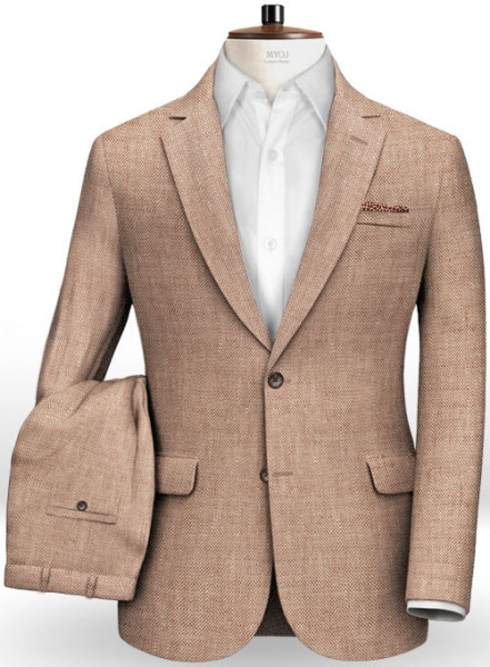 Italian Spring Rose Linen Suit