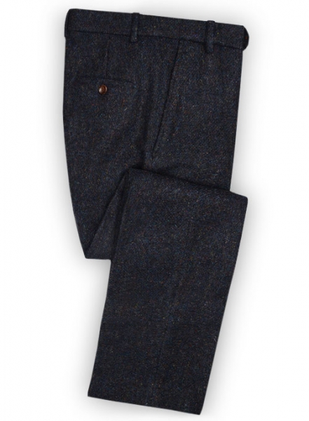 Harris Tweed Melange Blue Suit