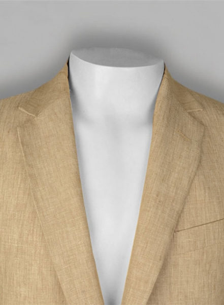 Italain Casa Beige Linen Jacket