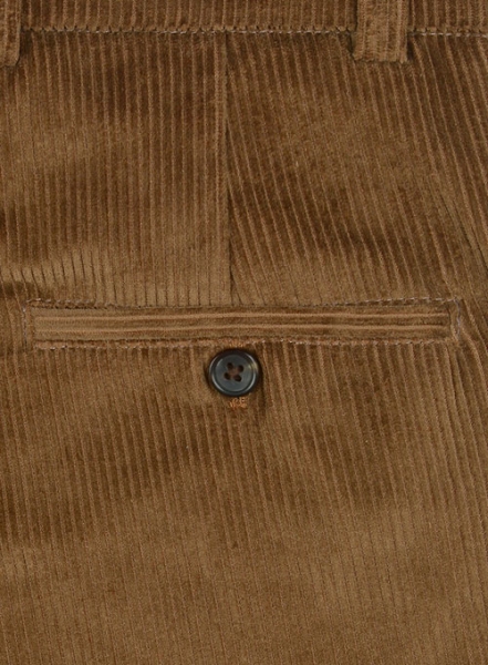 Camel Thick Corduroy Double Breasted Suit