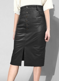 Boca Leather Skirt - # 429