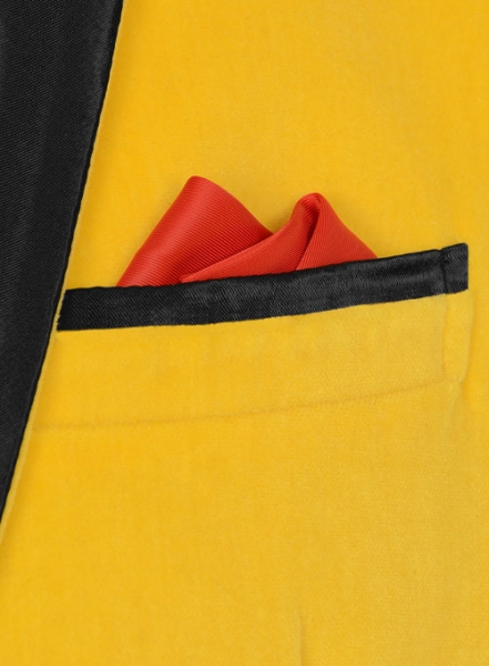 Yellow Velvet Dinner Jacket