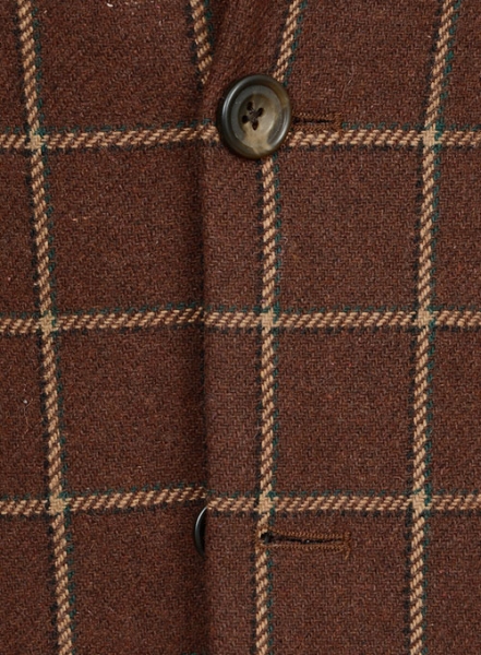 Vintage Brown Glen Royal Tweed Suit