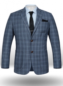 Napolean Vista Blue Wool Jacket