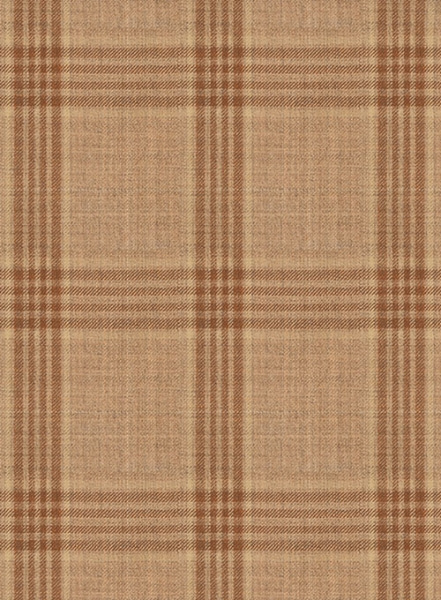 Napolean Tartan Beige Wool Suit