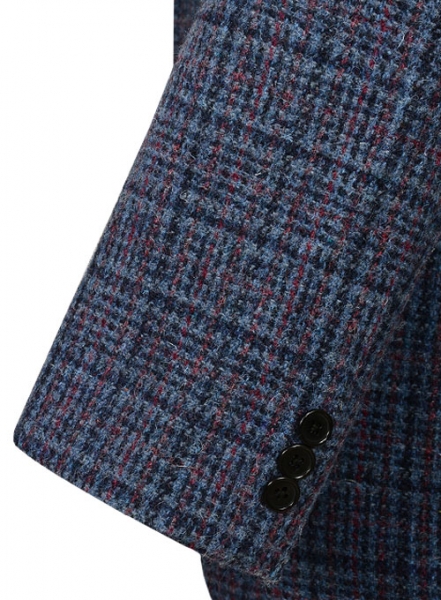 Harris Tweed Bluish Checks Jacket