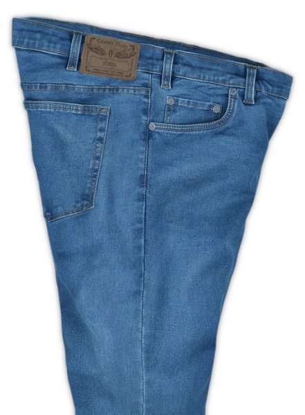 Fierce Blue Stretch Jeans - Light Blue