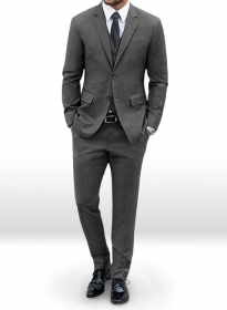 Napolean Mid Charcoal Wool Suit