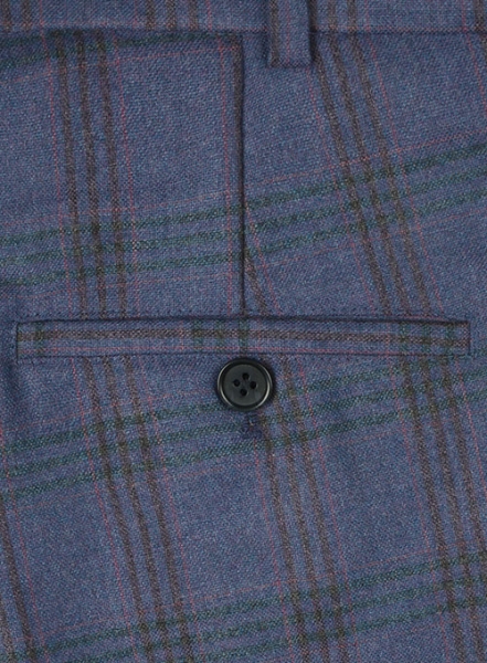 Light Weight Mallow Blue Tweed Pants