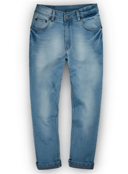 London Blue Stretch Jeans - Stone Wash