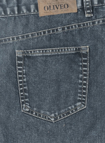 Melange Luxurious Deep Dark Blue Jeans - Blast Wash