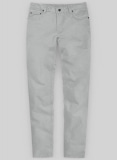 Ice Gray Cotton Power Stretch Chino Jeans