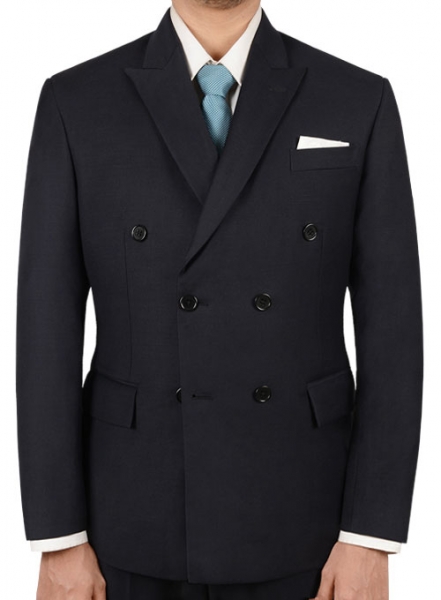 Huddersfield Dark Blue Pure Wool Suit