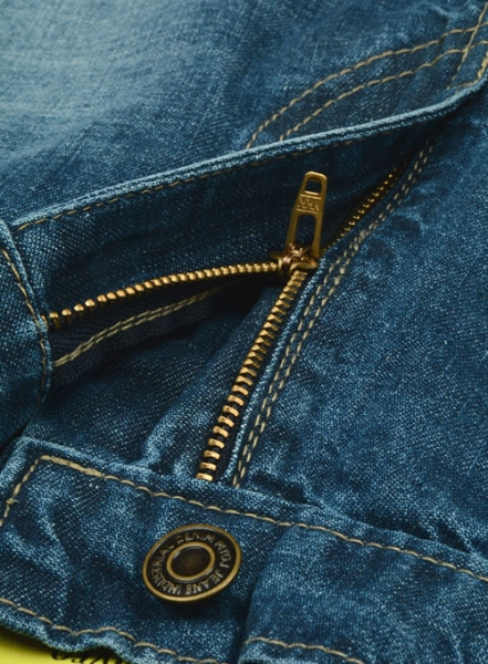 Farmer Blue Jeans - Treated Hard Wash