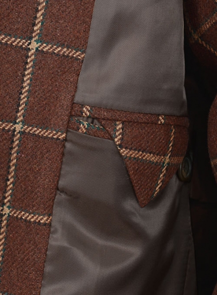 Vintage Brown Glen Royal Tweed Suit