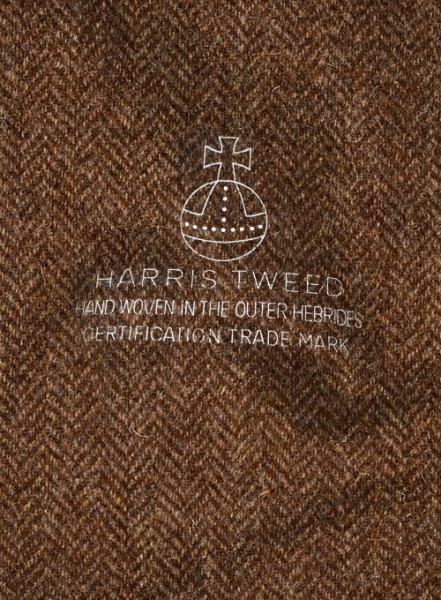 Harris Tweed Rust Herringbone Pants