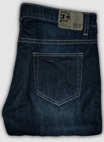 Jones Blue Hard Wash Whisker Jeans