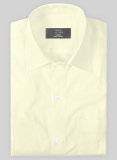 Giza Yellow Cotton Shirt- Full Sleeves