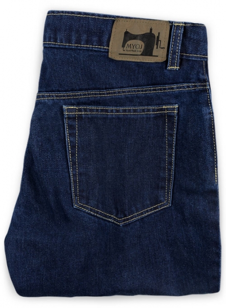 Bison Heavy Blue Jeans - Natural Dip Wash